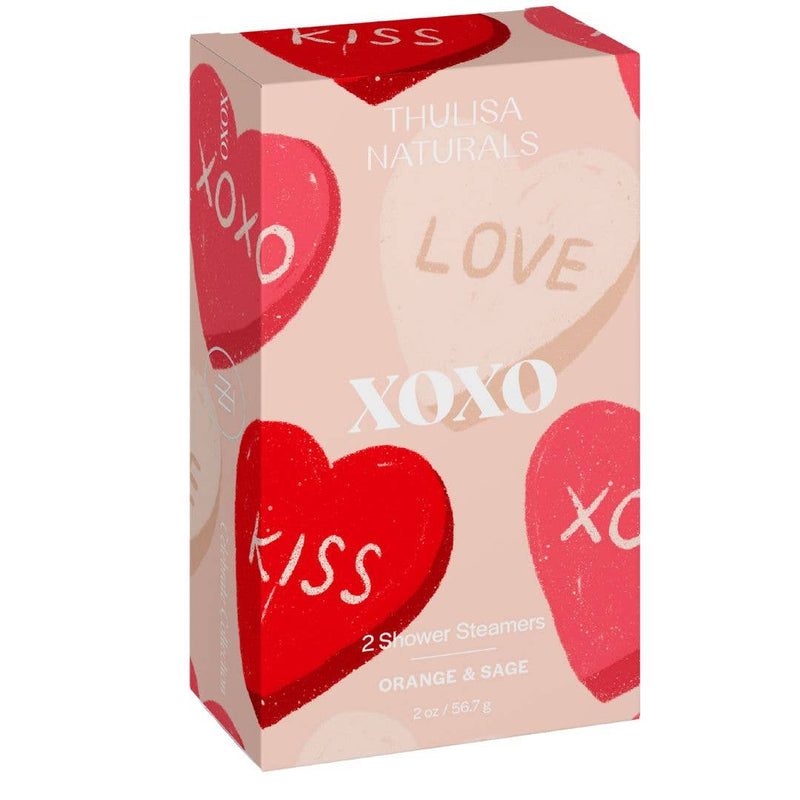 "XOXO" Orange + Sage Shower Steamers