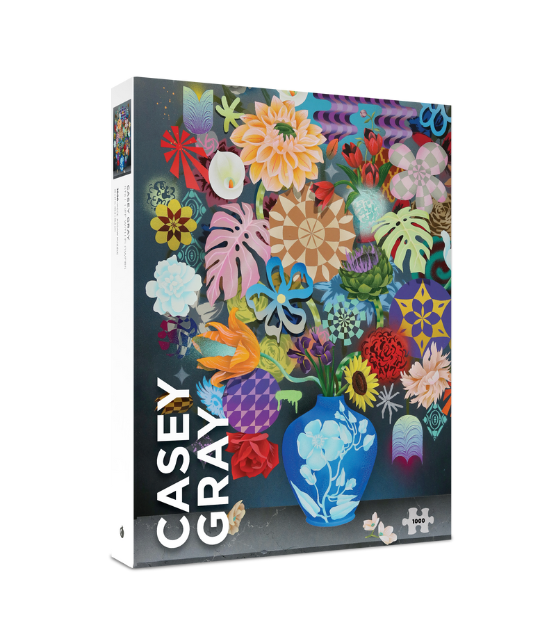 Casey Gray: Still Life with Flowers 1000 Piece Puzzle