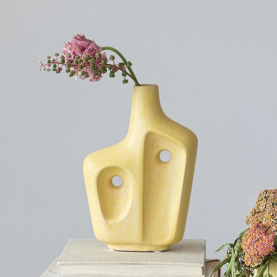 Stoneware Abstract Vase