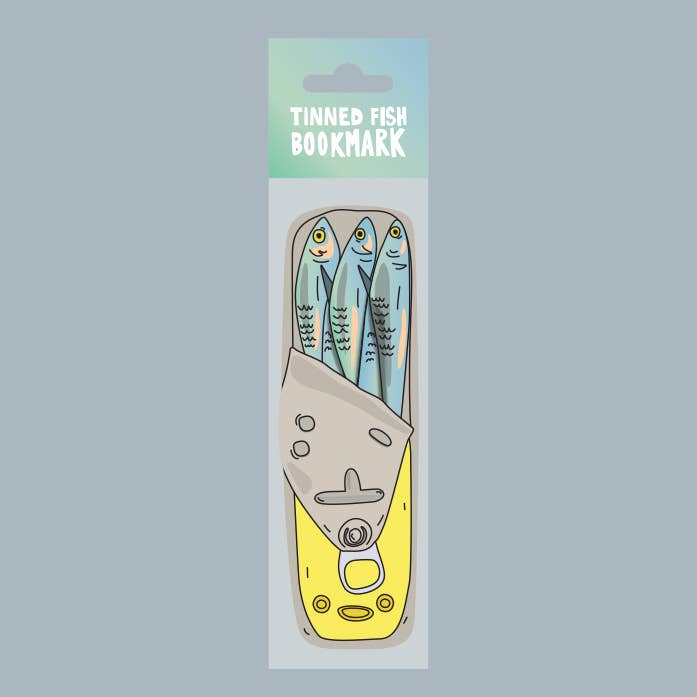 Tinned Fish Die Cut Bookmark