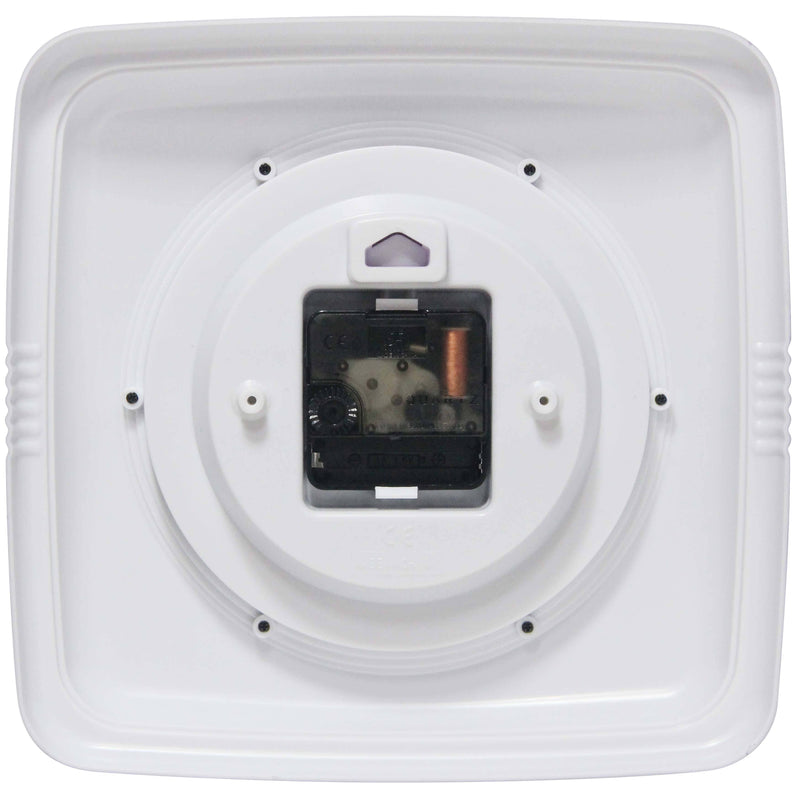 Retro Square Wall Clock in Lilac