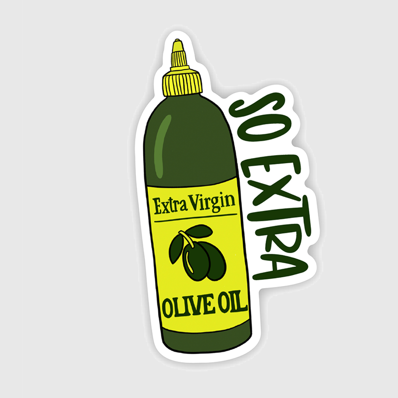 So Extra Olive Oil Sticker