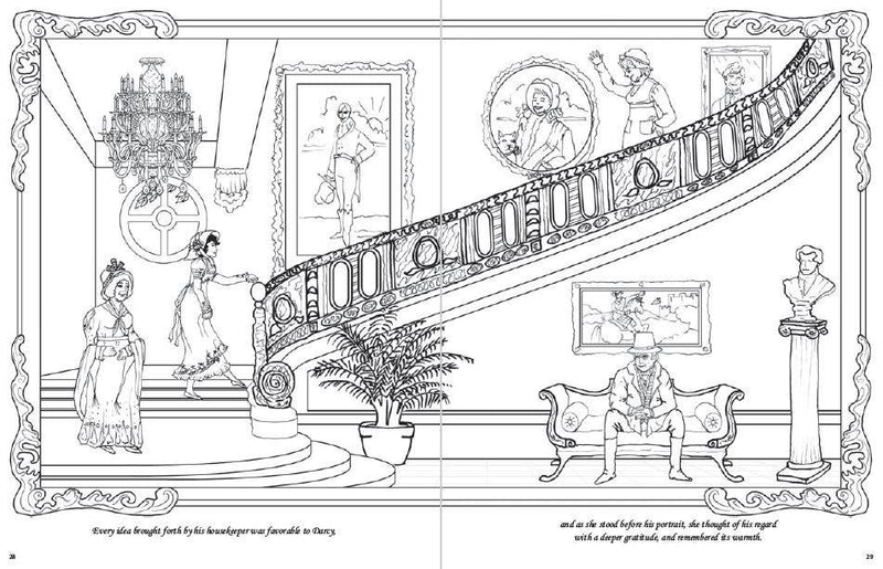 The Pride And Prejudice Coloring Book