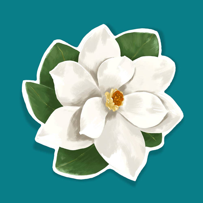 Magnolia Flower Sticker