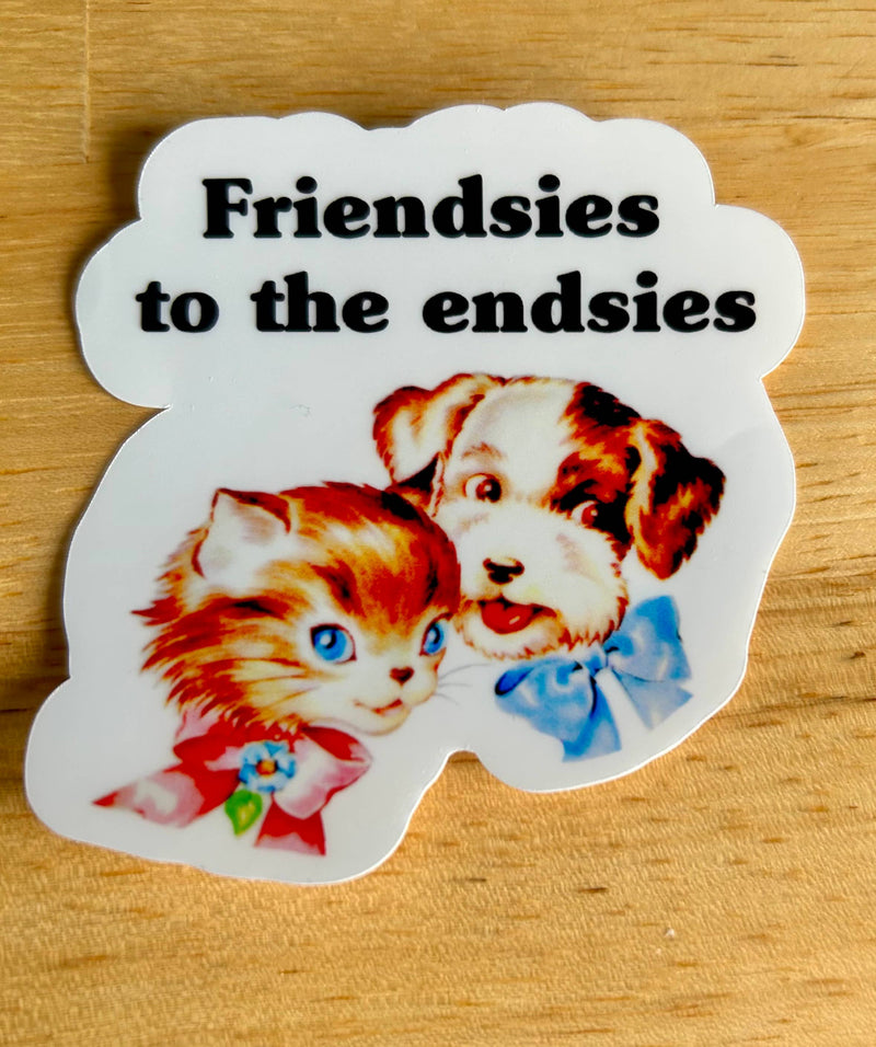 Friendsies Cat and Dog Sticker