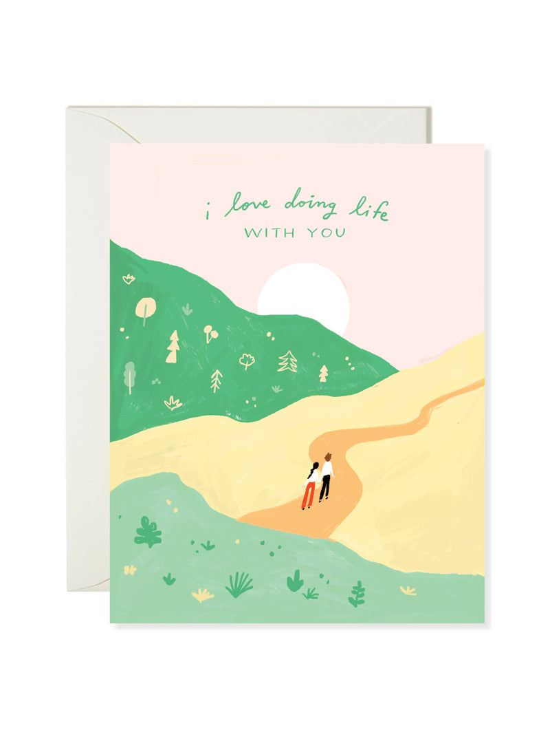 Life With You Trail Card