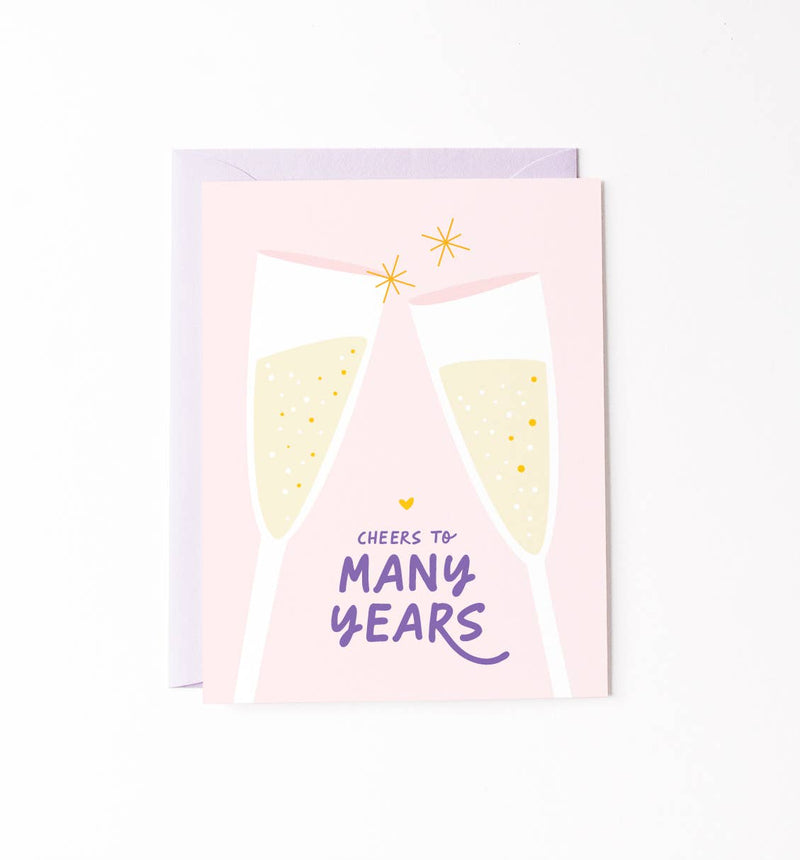 Cheers to Many Years Card