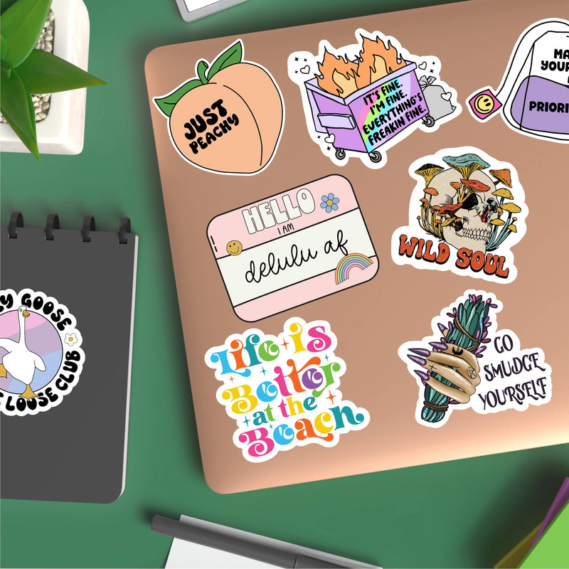 In My Defense Sticker