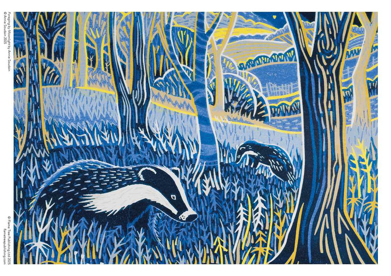 Foraging by Moonlight 1000 Piece Puzzle