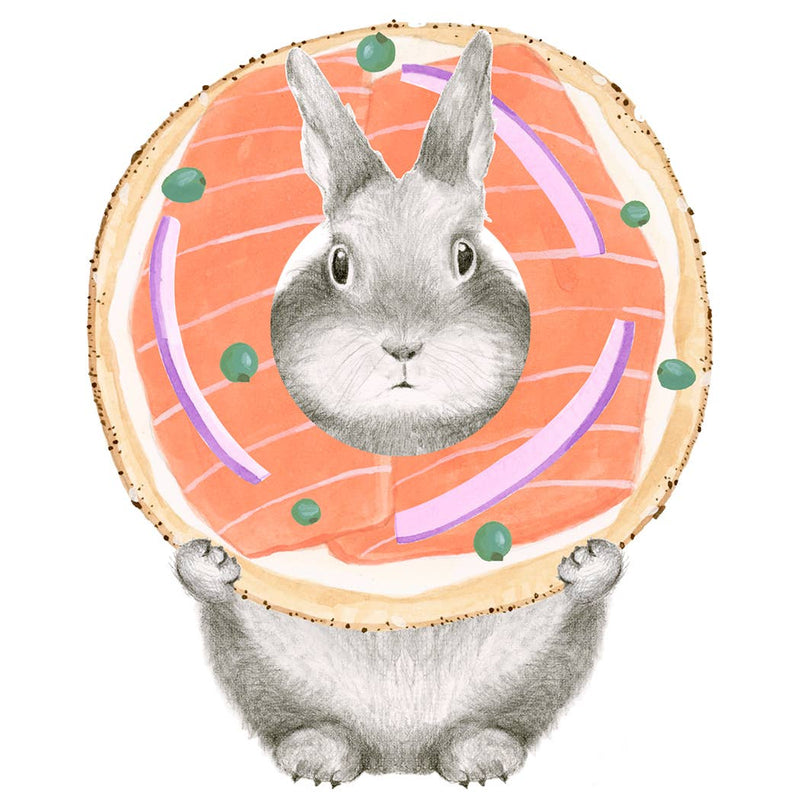 Thanks A Lox Bunny Card