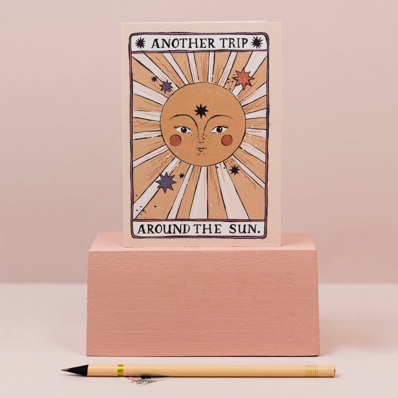 Tarot Sun Birthday Card