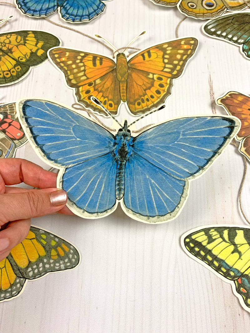 Eastern U.S. Native Butterfly 9-Foot Garland