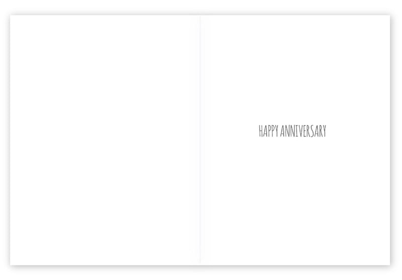 Anniversary Swans Seagull Card