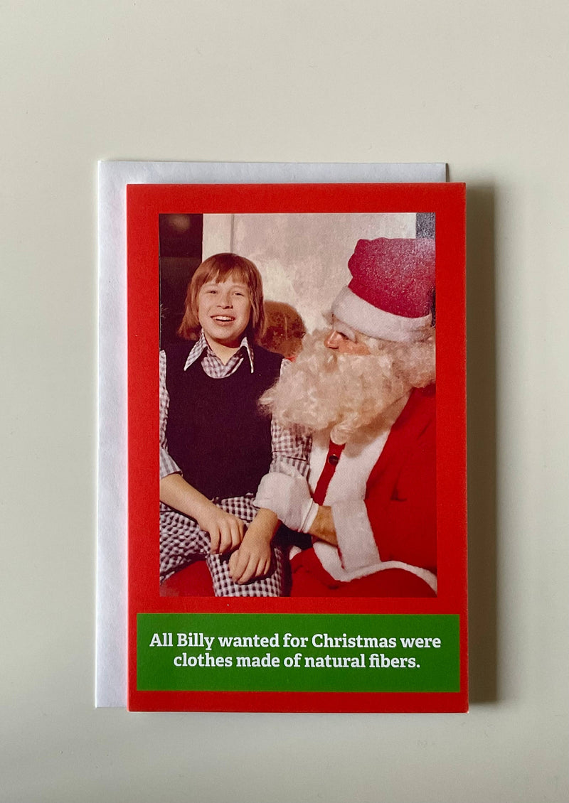 All Billy Wanted Christmas Card