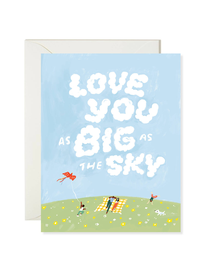 Big Sky Love You Card