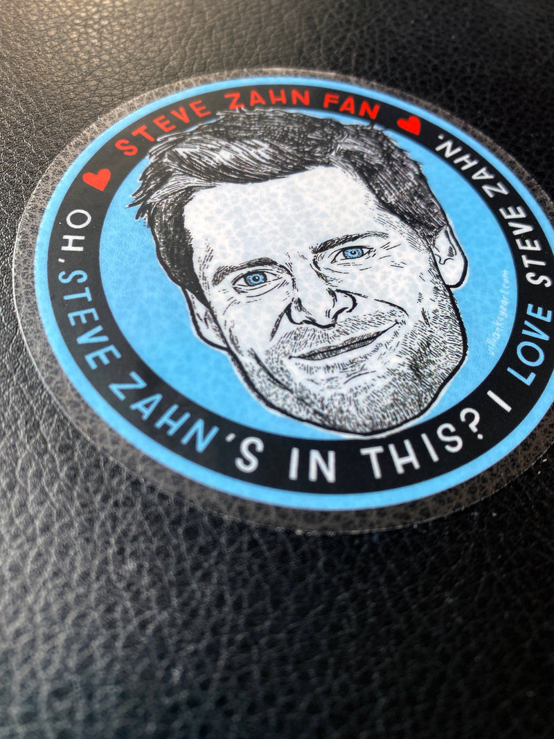 Steve Zahn Fan | 3" Clear Sticker