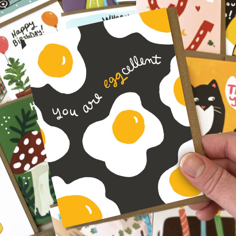 You are Eggcellent Congratulations Card