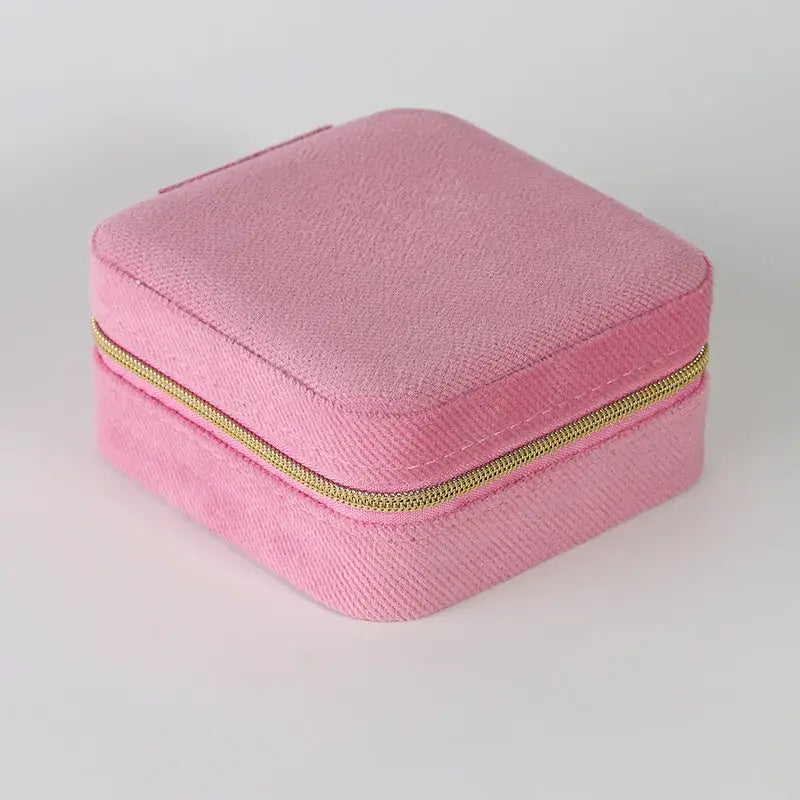Plush Jewelry Travel Box