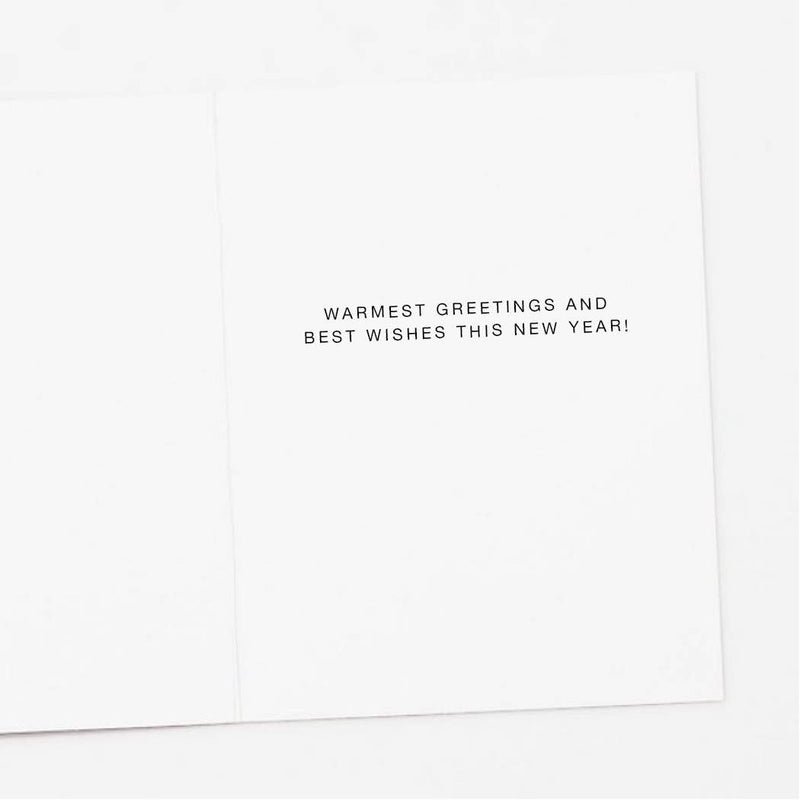 Mid-Century Modern New Year Card Set of 8