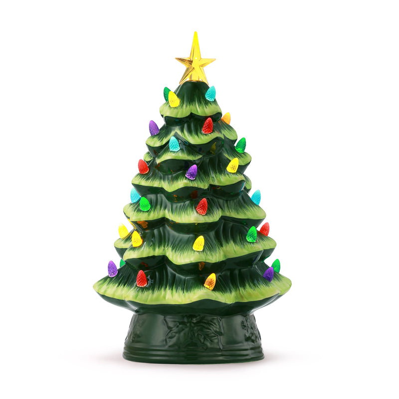 12" Nostalgic Tree - Green
