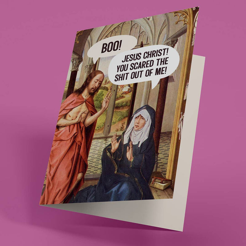 Jesus (S)cares Easter Card