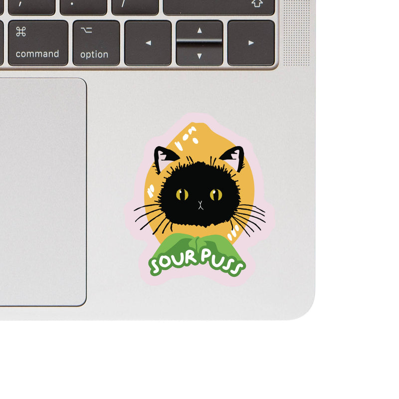 Sour Puss Kitty Sticker