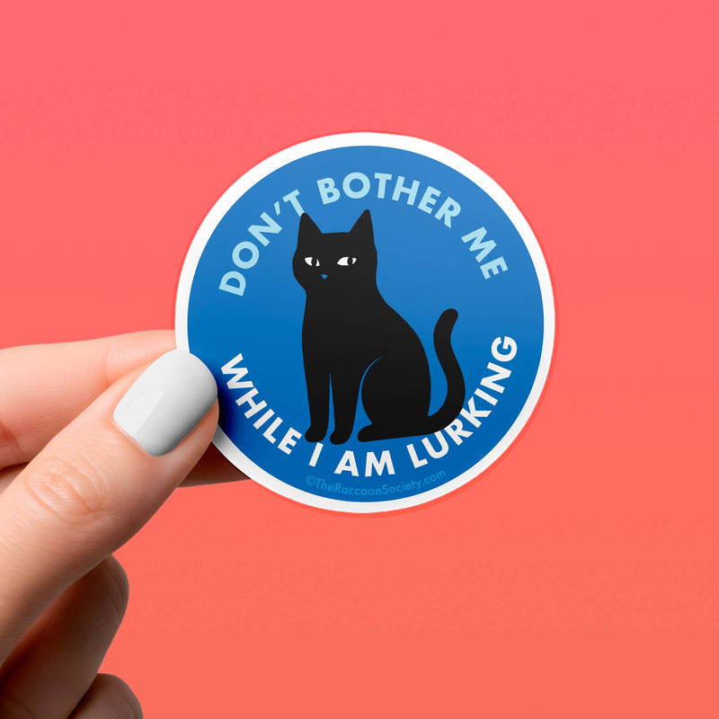 I am Lurking Cat Sticker