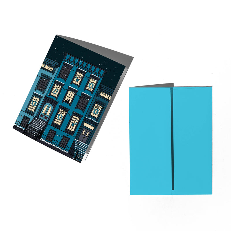Hanukkah Brownstone Card Set of 6