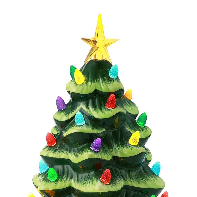 12" Nostalgic Tree - Green