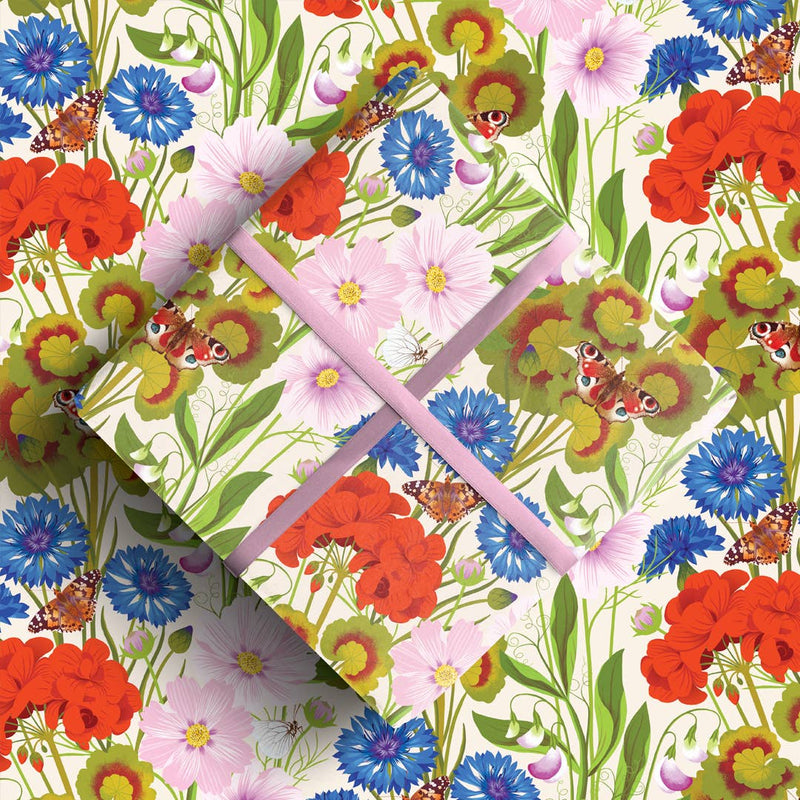 Summer Floral Gift Wrap