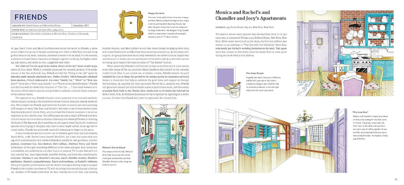 Behind the Screens: Illustrated Floor Plans and Scenes from the Best TV Shows