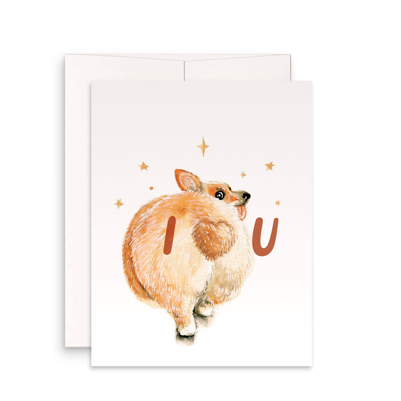 Corgi Loves You Card