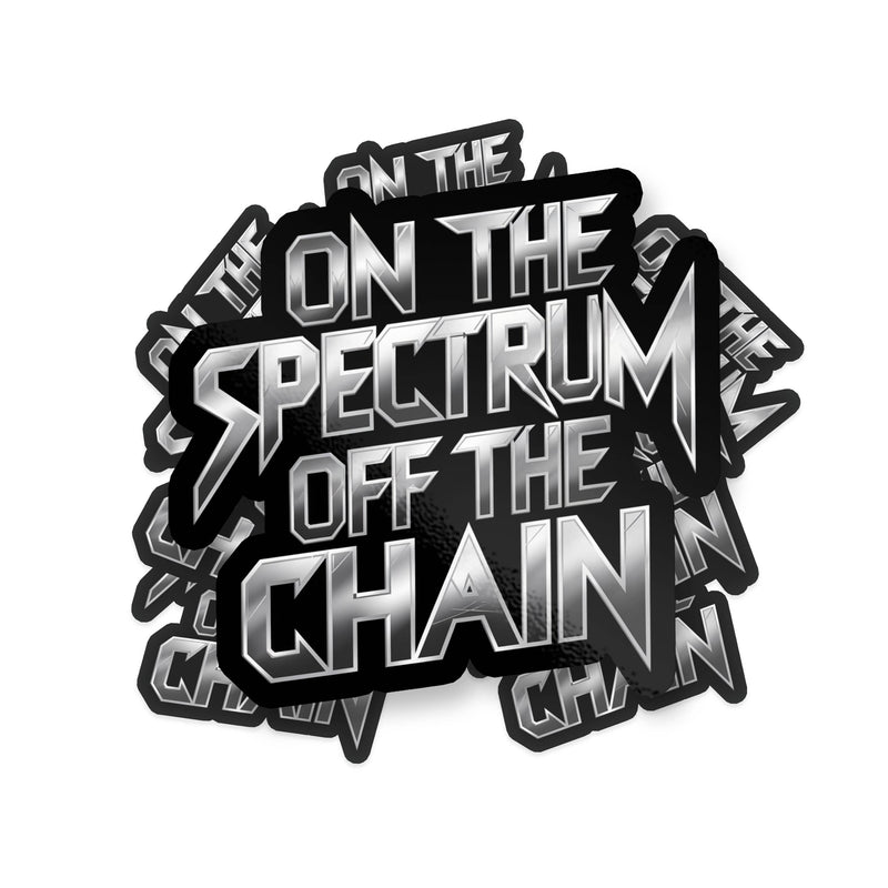 On The Spectrum Off The Chain Sticker