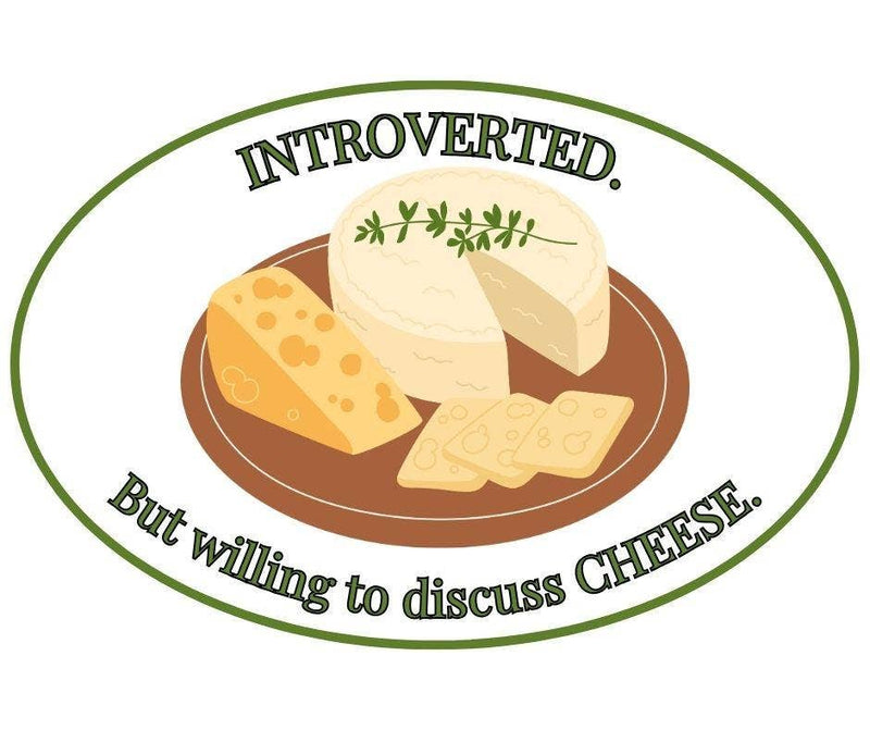Willing to Discuss Cheese Sticker