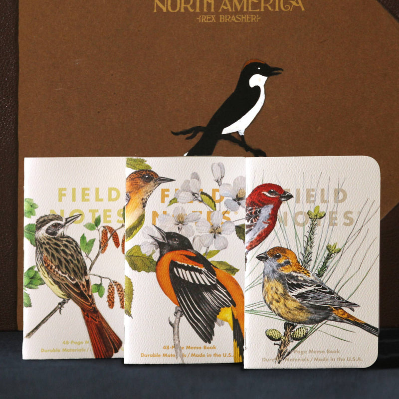 Birds and Trees of North America Memo Book 3-Pack