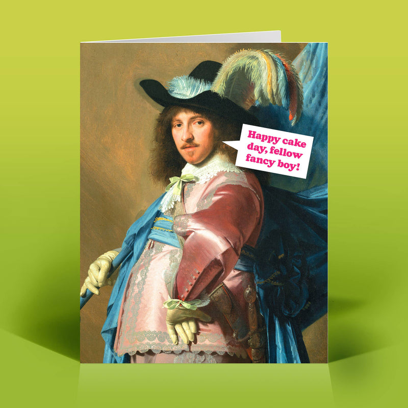 Fancy Boy Birthday Card