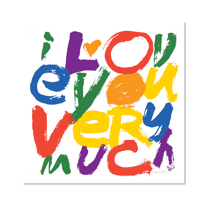 Love You Very Much by Corita Kent Sticker