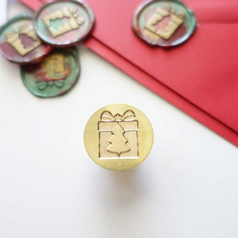 Christmas Tree Gift Wax Seal Stamp Set