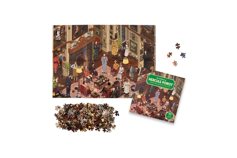 The World of Hercule Poirot 1000 Piece Puzzle