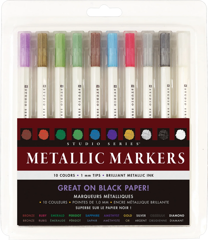 Studio Series Metallic Markers Set