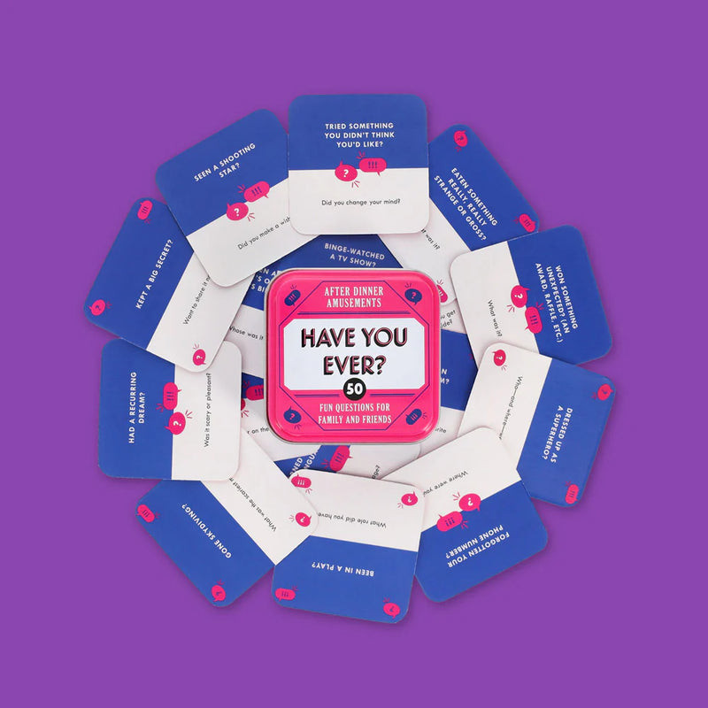 After Dinner Amusements: Have You Ever?