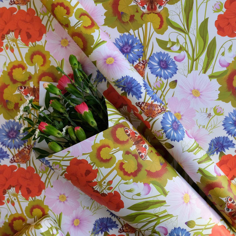 Summer Floral Gift Wrap