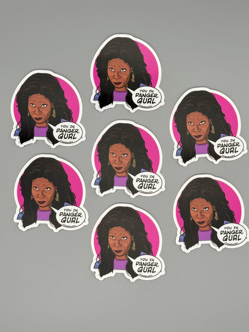You In Danger Oda Mae Brown Sticker