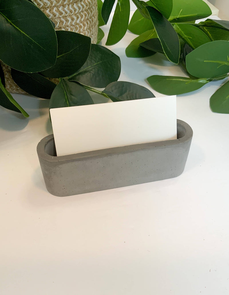 Concrete Business Card Holder