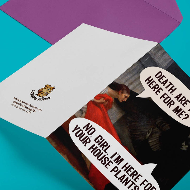 Congrats on Escaping Death Birthday Card