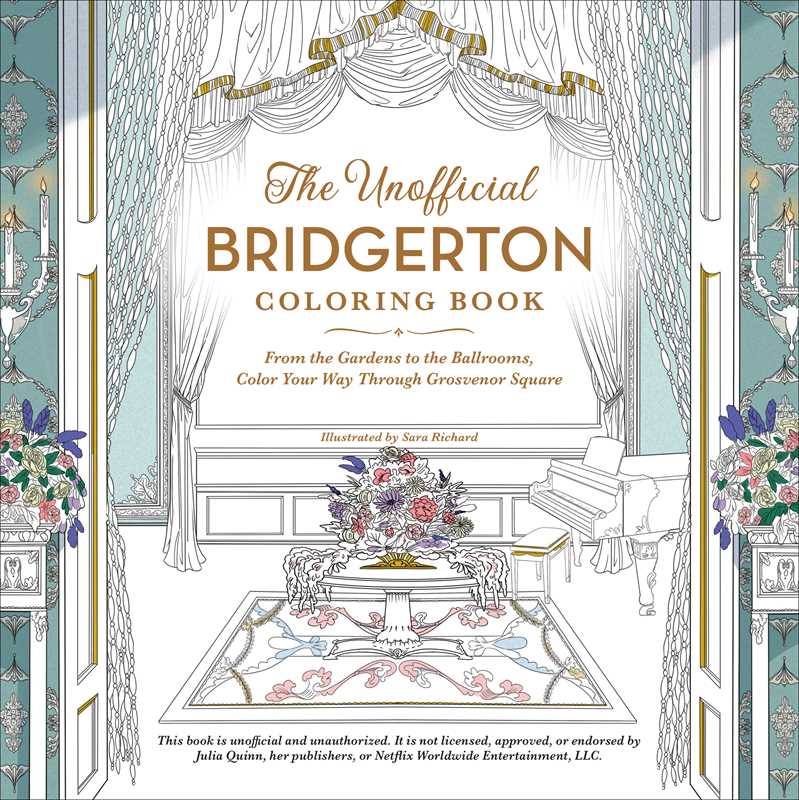 Unofficial Bridgerton Coloring Book by Sara Richard