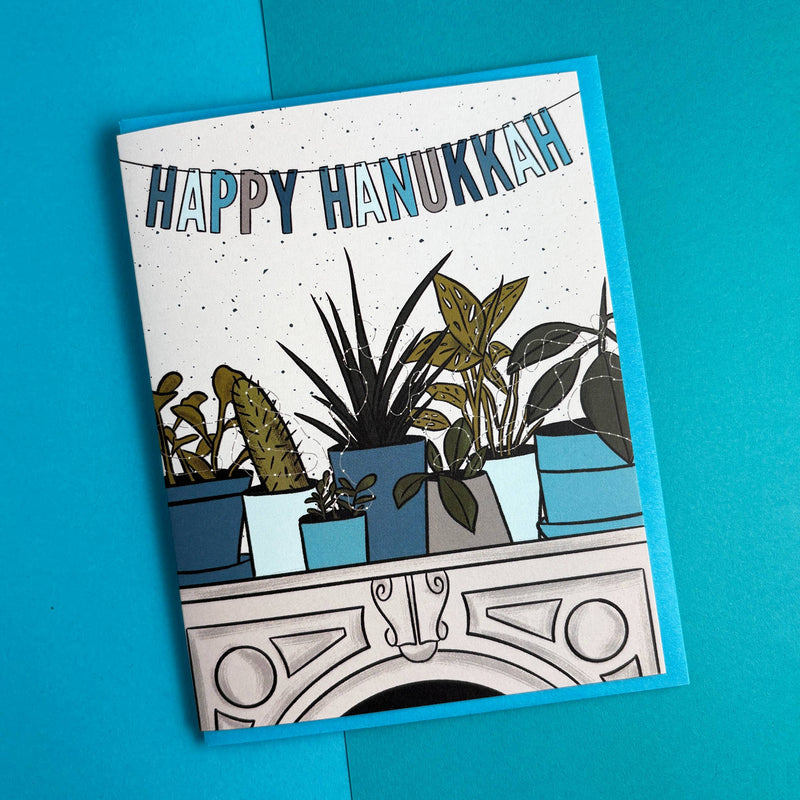 House Plant Hanukkah Card
