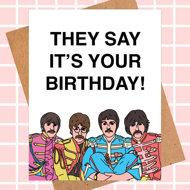 The Beatles Birthday Card