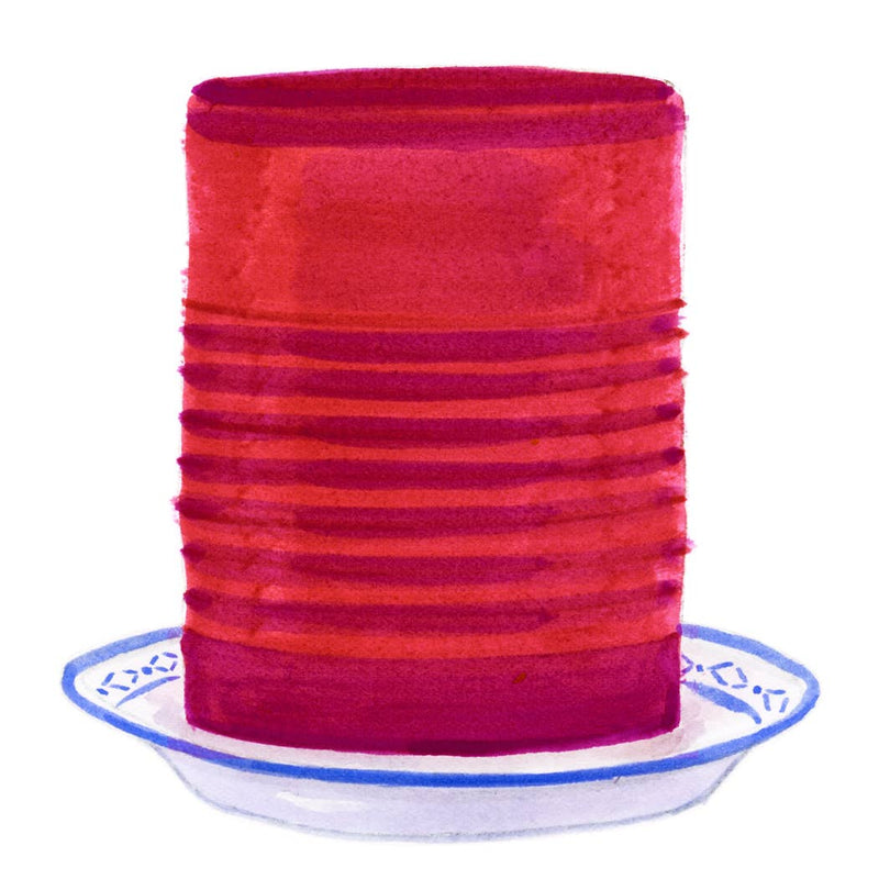 Canned Cranberry Thanksgiving Card