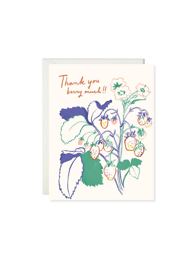 Thank You Strawberries Card